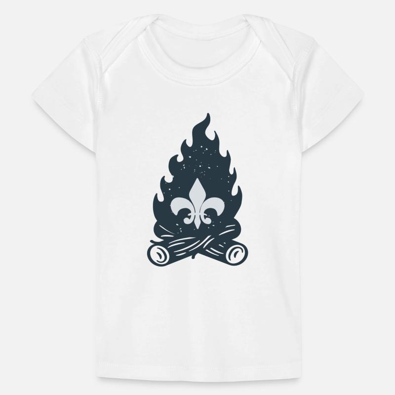 Campfire Scout starry sky Baby Premium Organic T-shirt