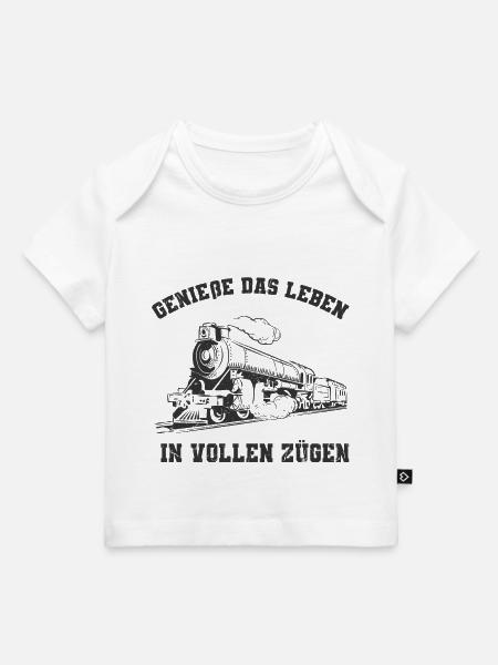 Eisenbahn - Baby Premium Organic T-Shirt - Weiß