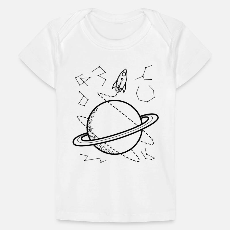 Saturne - Perdu dans l'espace T-shirt Premium bébé bio