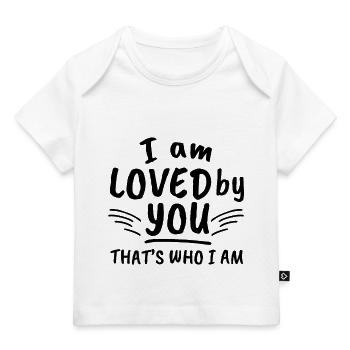 Geliebt & Christliche Kleidung - Baby Premium Organic T-Shirt - Weiß - Vorne