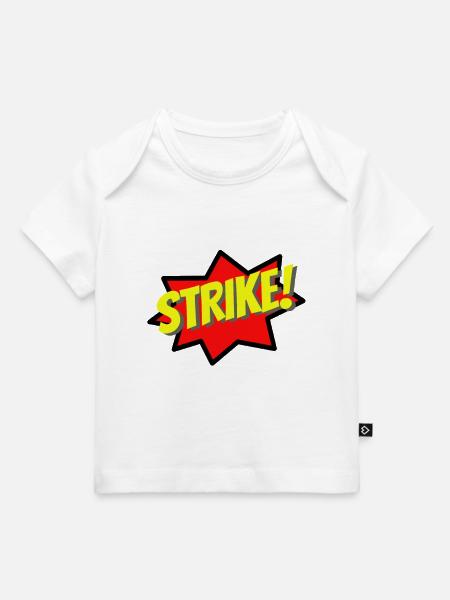 Bowling Strike - Baby Premium Organic T-Shirt - Weiß