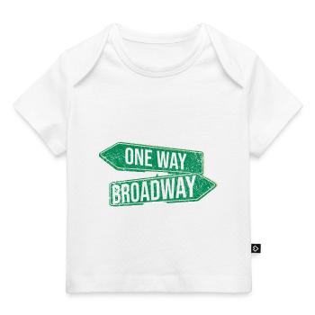 new York - Baby Premium Organic T-shirt - white - Front