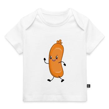 Wurst Würstchen - Baby Premium Organic T-Shirt - Weiß - Vorne
