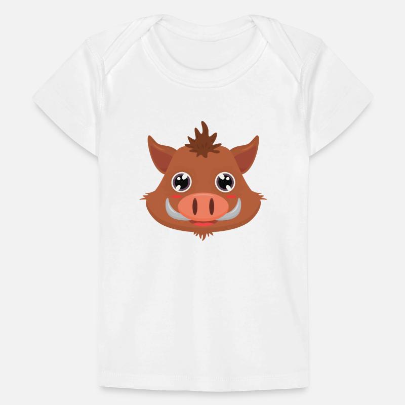 Wildschwein Baby Premium Organic T-Shirt