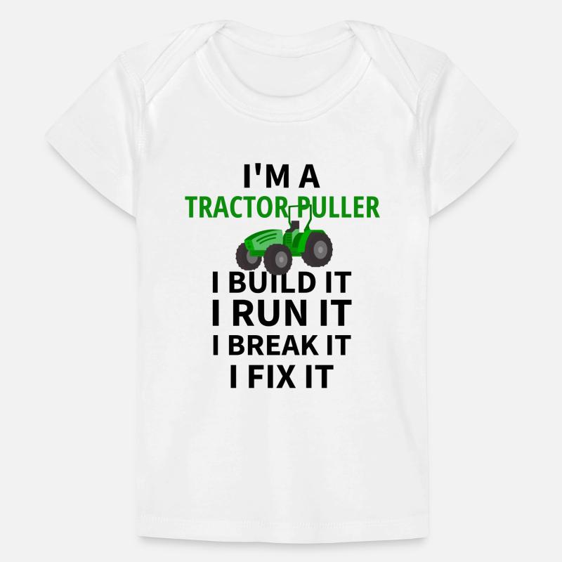 Tractor Pulling | Tractor towing tractor trek Baby Premium Organic T-shirt