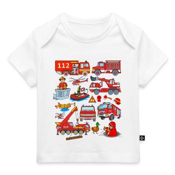 Fire brigade - Baby Premium Organic T-shirt - white - Front