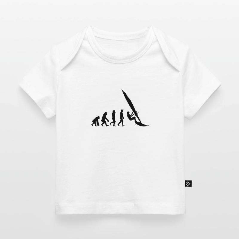Windsurfing Evolution Wind Surfer Baby Premium Organic T-Shirt