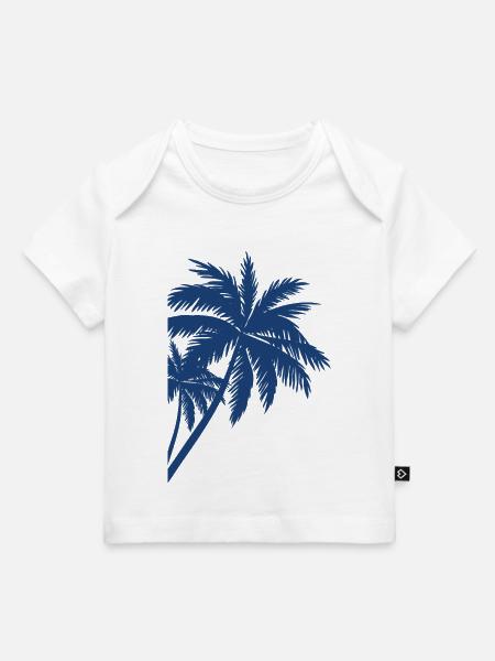 Palme Palm - Baby Premium Organic T-Shirt - Weiß