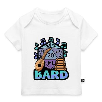 Fantasy Rpg RPG Shirt for Bard RPG Gamer - Baby Premium Organic T-shirt - white - Front
