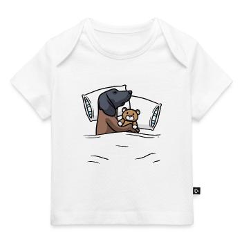 Chien de montagne bavarois - T-shirt Premium bébé bio - blanc - Devant