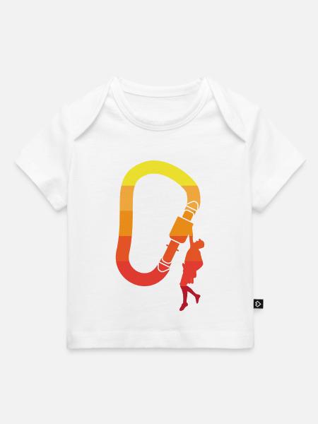 Klettern - Baby Premium Organic T-Shirt - Weiß