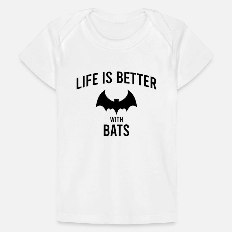 Bat Saying Baby Premium Organic T-shirt