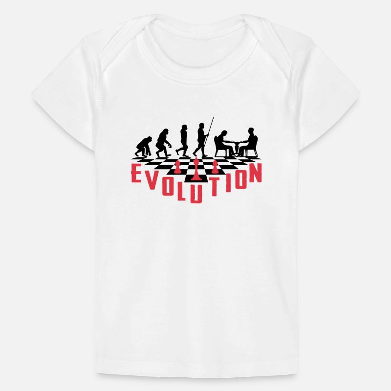 Die Evolution des Schachs Baby Premium Organic T-Shirt