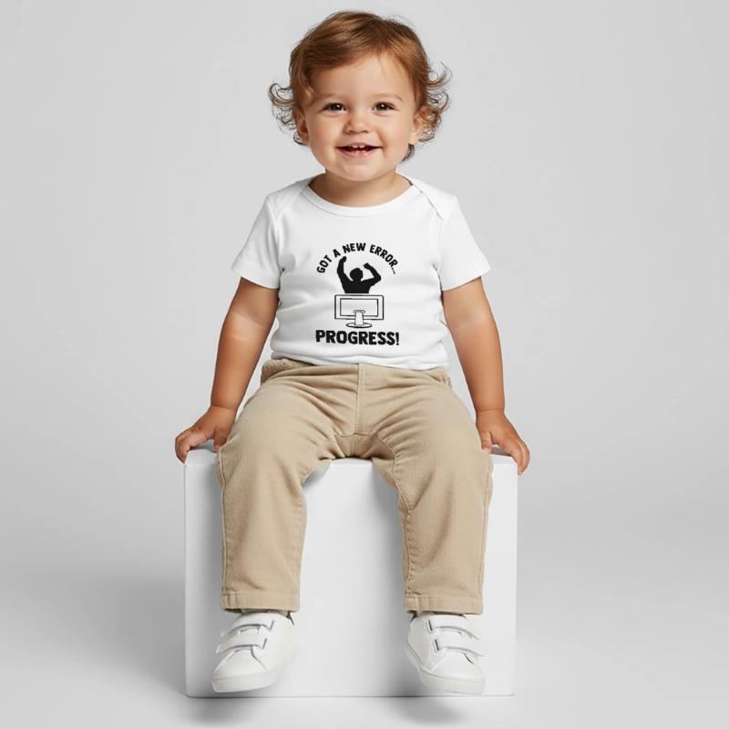 Got A New Error Progress Coder Software Developer Baby Premium Organic T-Shirt