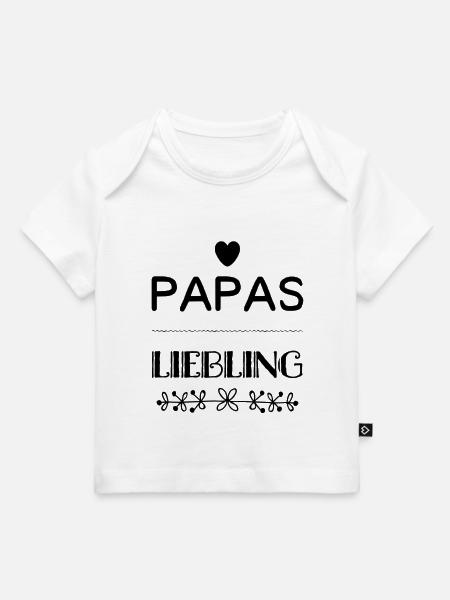 Papas Liebling - Baby Premium Organic T-Shirt - Weiß