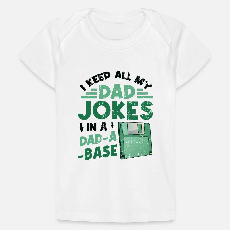 Ich behalte alle Witze meines Vaters. Baby Premium Organic T-Shirt