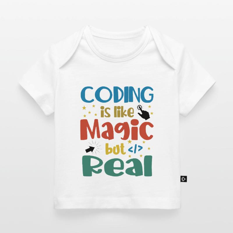 Coding Is Like Magic Coder Programmer Computer Gee Baby Premium Organic T-Shirt