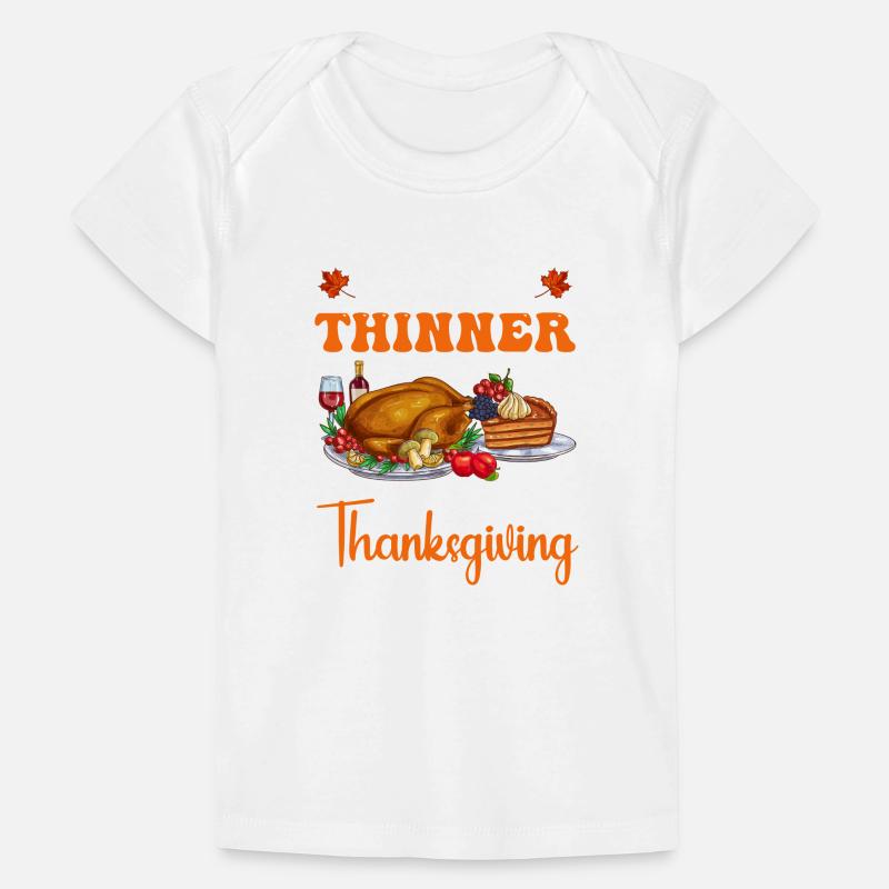 I was thinner before Thanksgiving Dinner Baby Premium Organic T-shirt