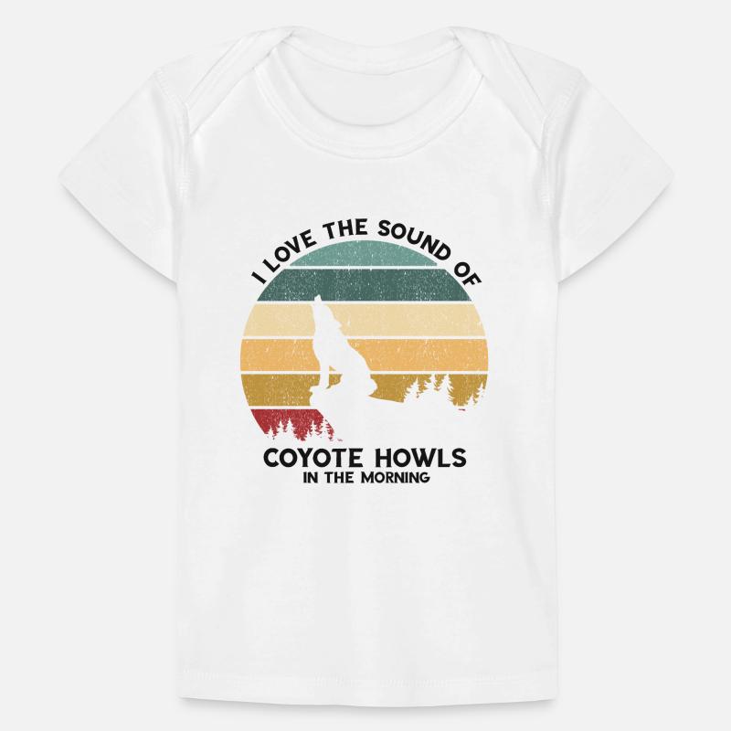 Conception de coyote pour les réacteurs de coyote T-shirt Premium bébé bio