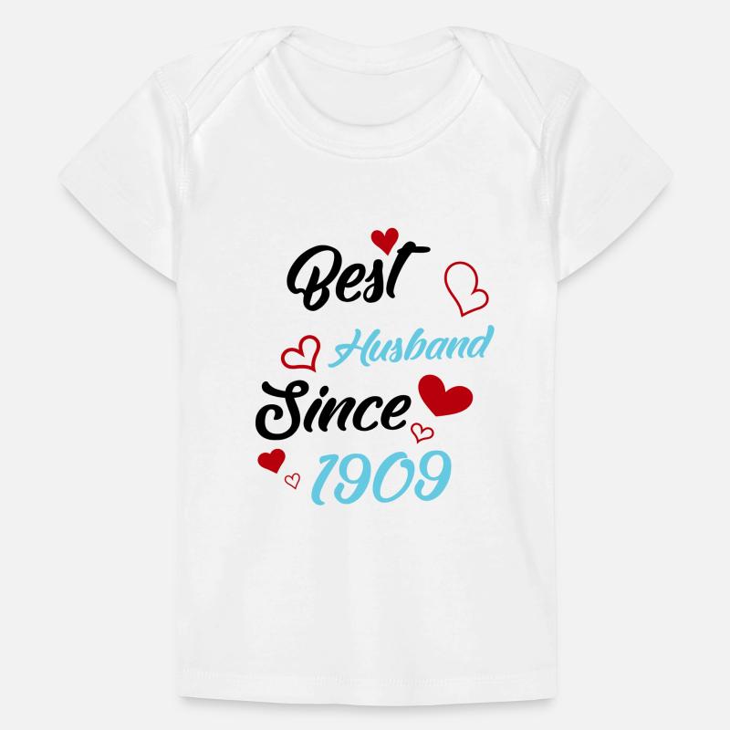 Bester Ehemann seit 1909 Hochzeit Baby Premium Organic T-Shirt
