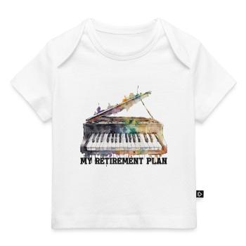 Pianist Pianist Piano Piano Teacher Pension - Baby Premium Organic T-shirt - white - Front