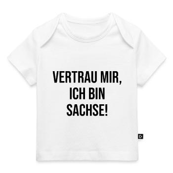 Vertrauen Sachsen - Baby Premium Organic T-Shirt - Weiß - Vorne