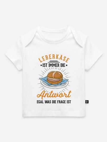 Leberkas Leberkäse Fleischkäse - Baby Premium Organic T-Shirt - Weiß