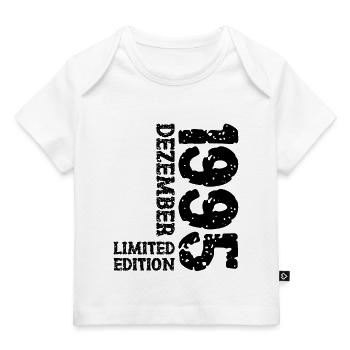 1995 Dezember Limited Edition 28. Geburtstag Deko - Baby Premium Organic T-Shirt - Weiß - Vorne