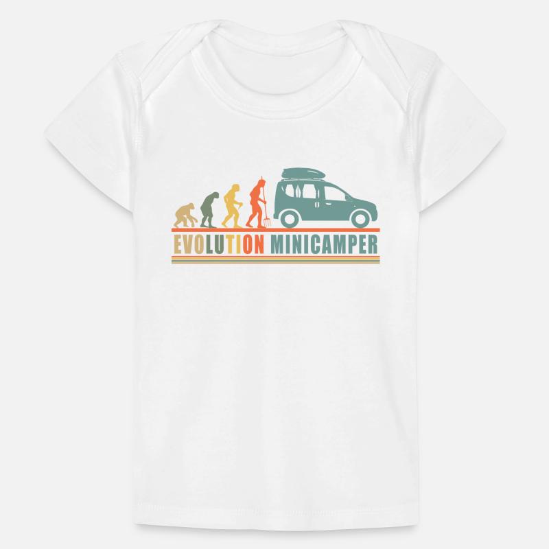 Evolution Minicamper Camping-Camping-Camping T-shirt Premium bébé bio