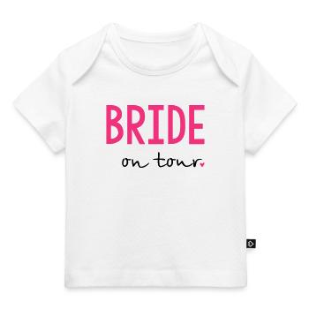 Bride on Tour Junggesellinnenabschied - Baby Premium Organic T-Shirt - Weiß - Vorne