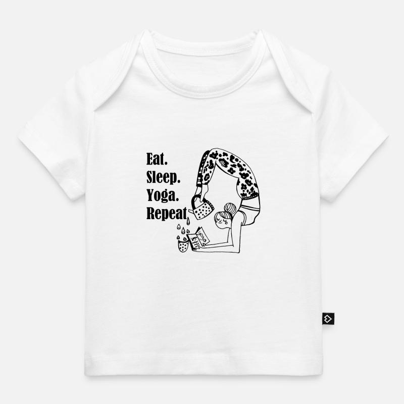 Yoga - T-shirt Premium bébé bio - blanc