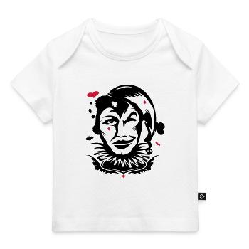 Spielkarte Joker - Baby Premium Organic T-Shirt - Weiß - Vorne