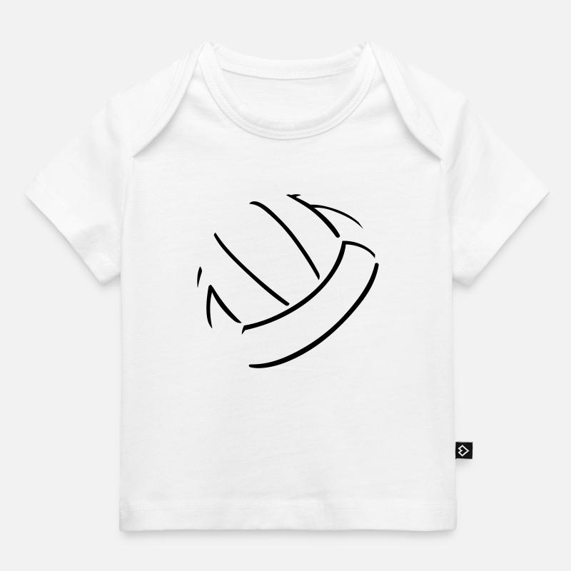 Volleyball Ball - T-shirt Premium bébé bio - blanc