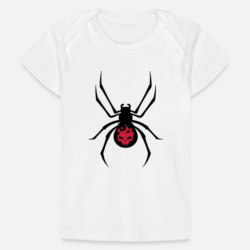 A black spider with red skull Baby Premium Organic T-shirt