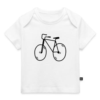 Radfahrer - Baby Premium Organic T-Shirt - Weiß - Vorne