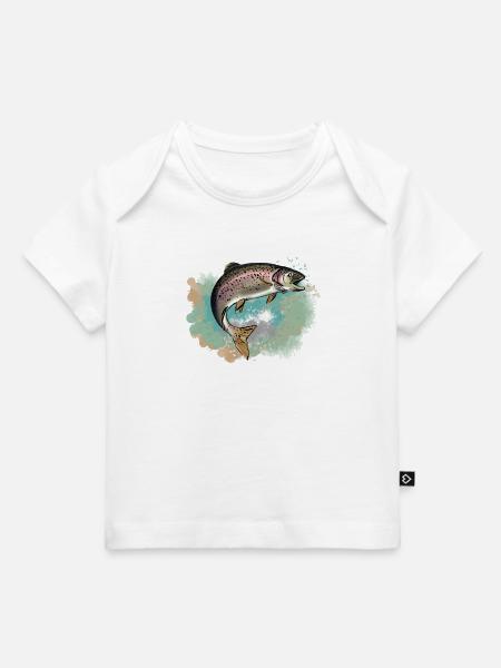Forelle - Baby Premium Organic T-Shirt - Weiß