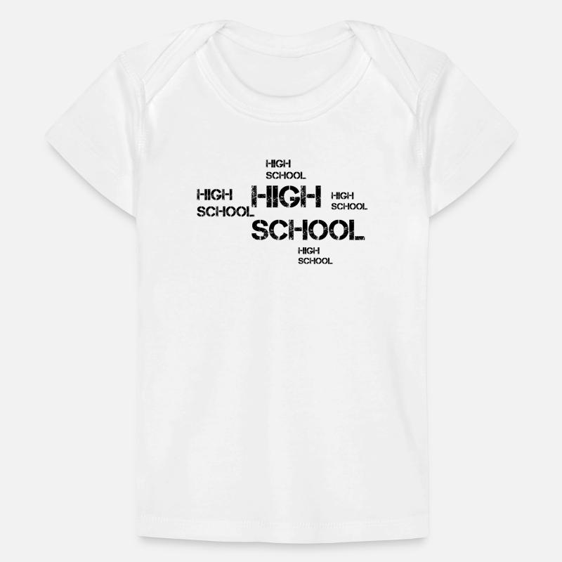 Design d’école secondaire T-shirt Premium bébé bio