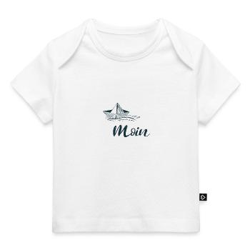Moin - Baby Premium Organic T-Shirt - Weiß - Vorne