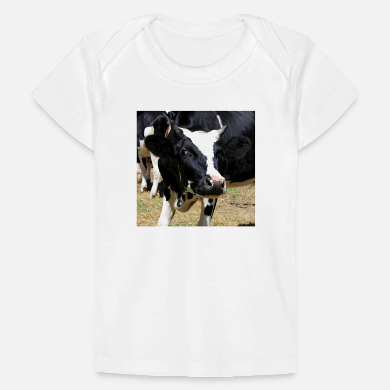 Affiche vache T-shirt Premium bébé bio