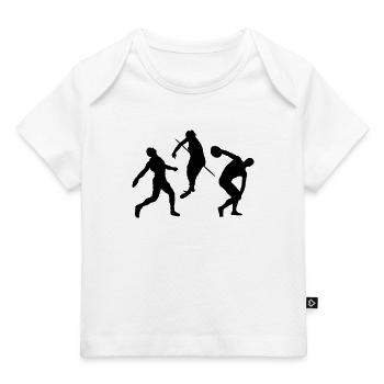 Leichtathletik - Baby Premium Organic T-Shirt - Weiß - Vorne