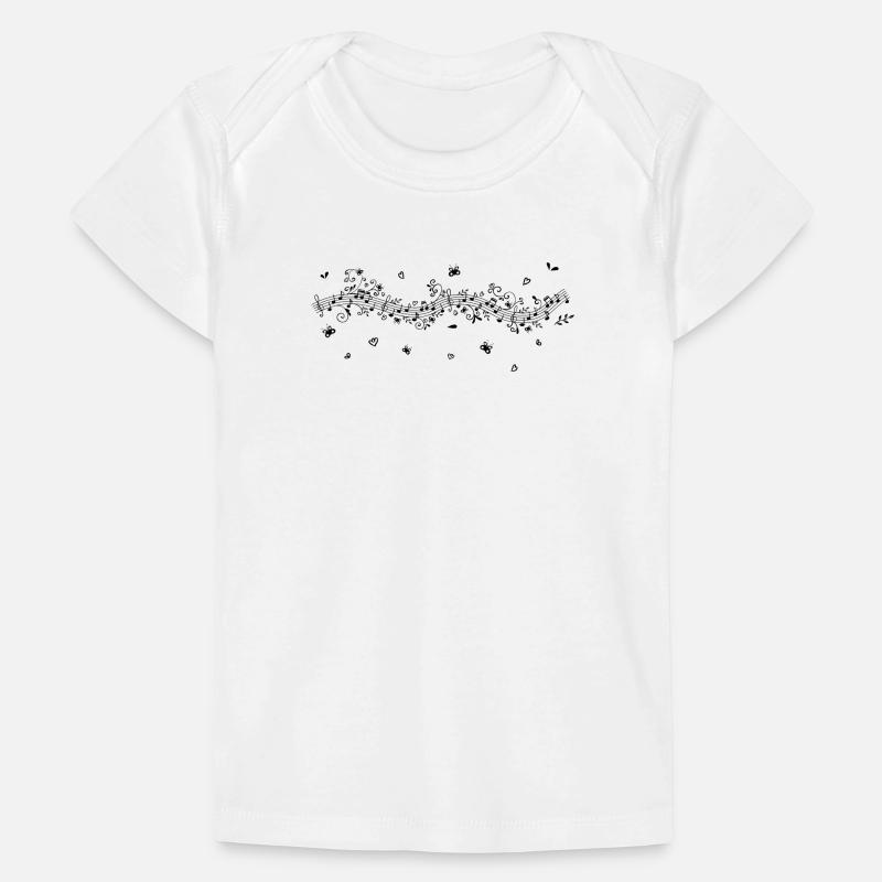 Musical notes Baby Premium Organic T-shirt