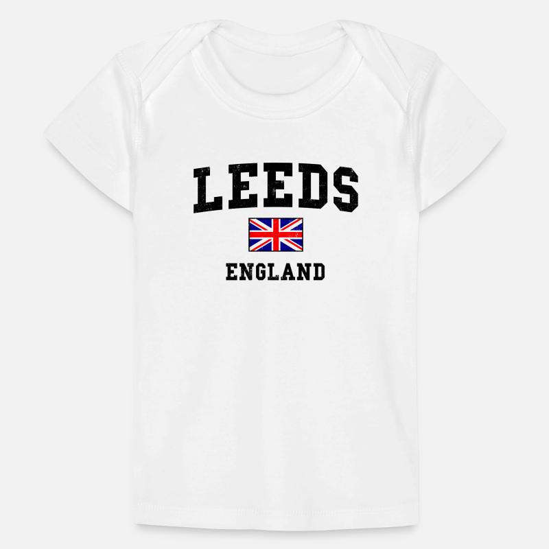 Conception du drapeau de Leeds, Angleterre T-shirt Premium bébé bio