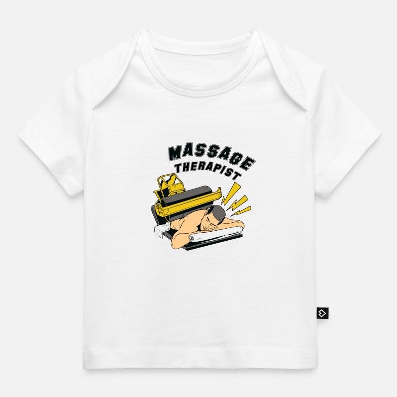 massothérapeute - T-shirt Premium bébé bio - blanc