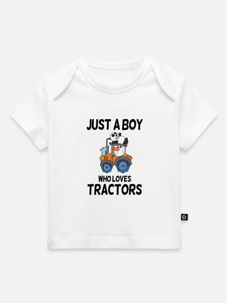 Traktor Trecker Spruch - Baby Premium Organic T-Shirt - Weiß