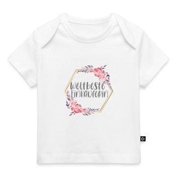 Weltbeste Einkäuferin Shoppen Shopping Queen - Baby Premium Organic T-Shirt - Weiß - Vorne