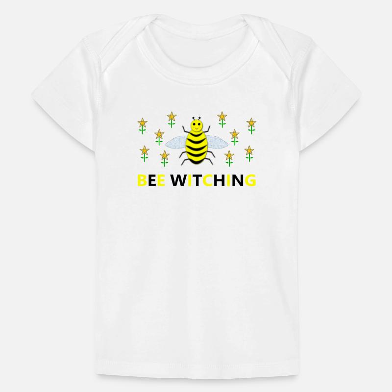 Bee Witching Pagan Bee and Pentacle Daffodils Baby Premium Organic T-shirt