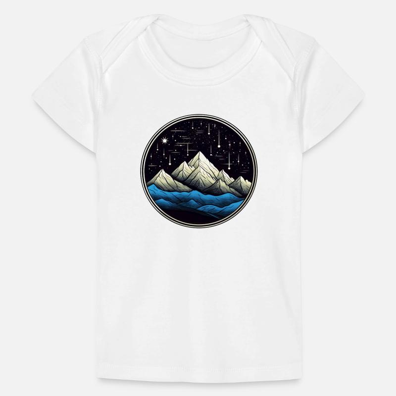 Montagne étoilée comète 01 T-shirt Premium bébé bio