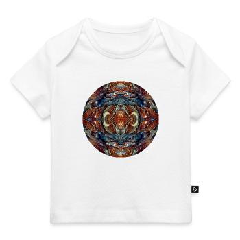 Nature Mandala Jordanie rocher coloré - T-shirt Premium bébé bio - blanc - Devant