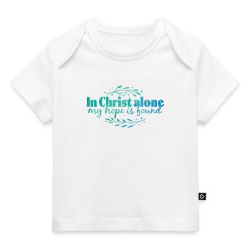 In Christ alone - Baby Premium Organic T-Shirt - Weiß - Vorne