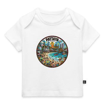 Pattaya City Thailand Design - Baby Premium Organic T-shirt - white - Front